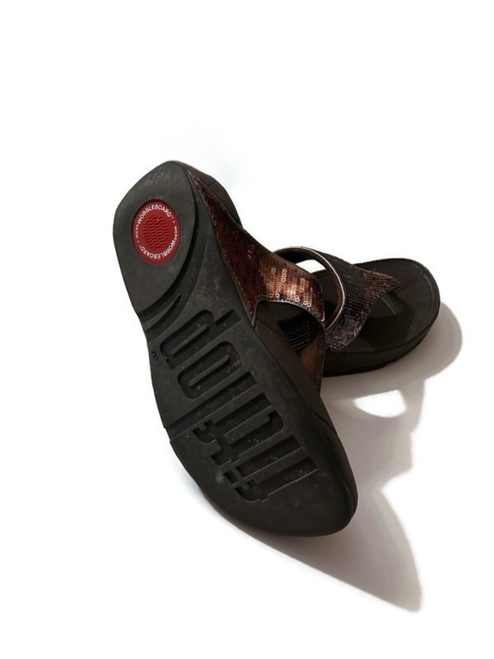 FitFlop Brown Sequin Electra Sandals - Picture 10 of 10